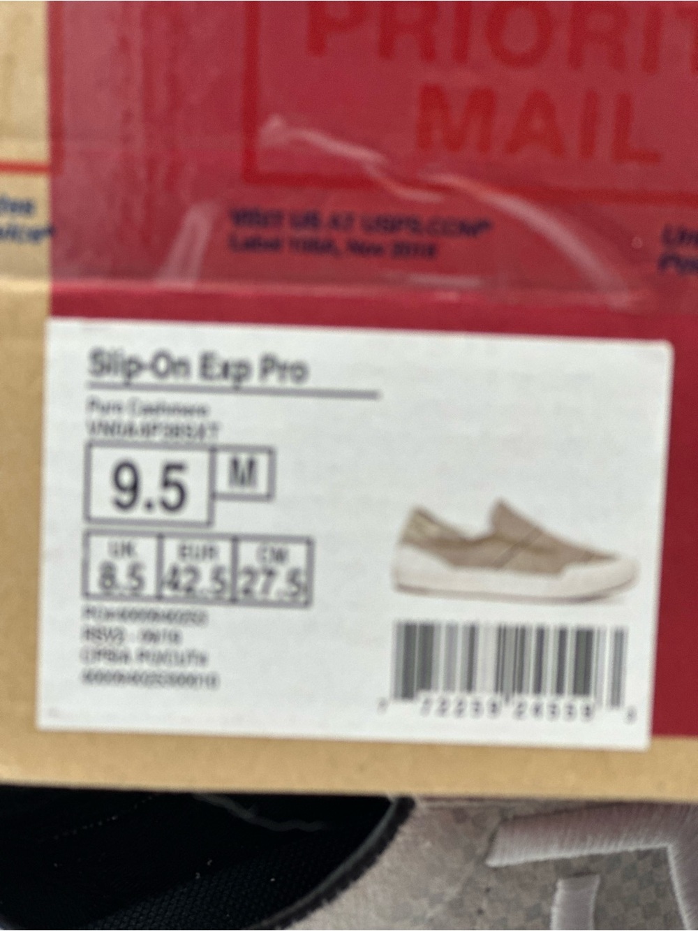Vans Men’s Low-Top Sneakers in Light Silver and White - Picture 10 of 10